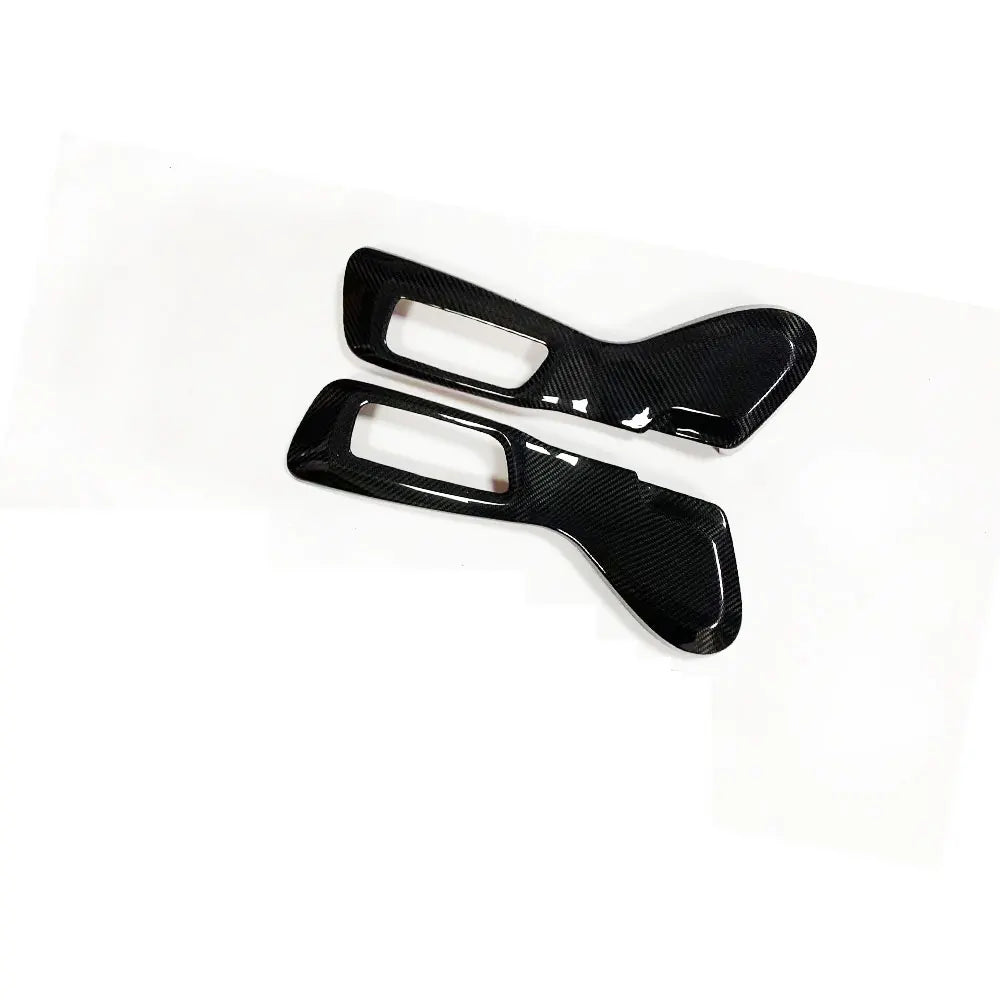 Dry Carbon Fiber Side Seat Button Cover Trim - For BMW G87 M2 G80 G81 M3 G82 G83 M4