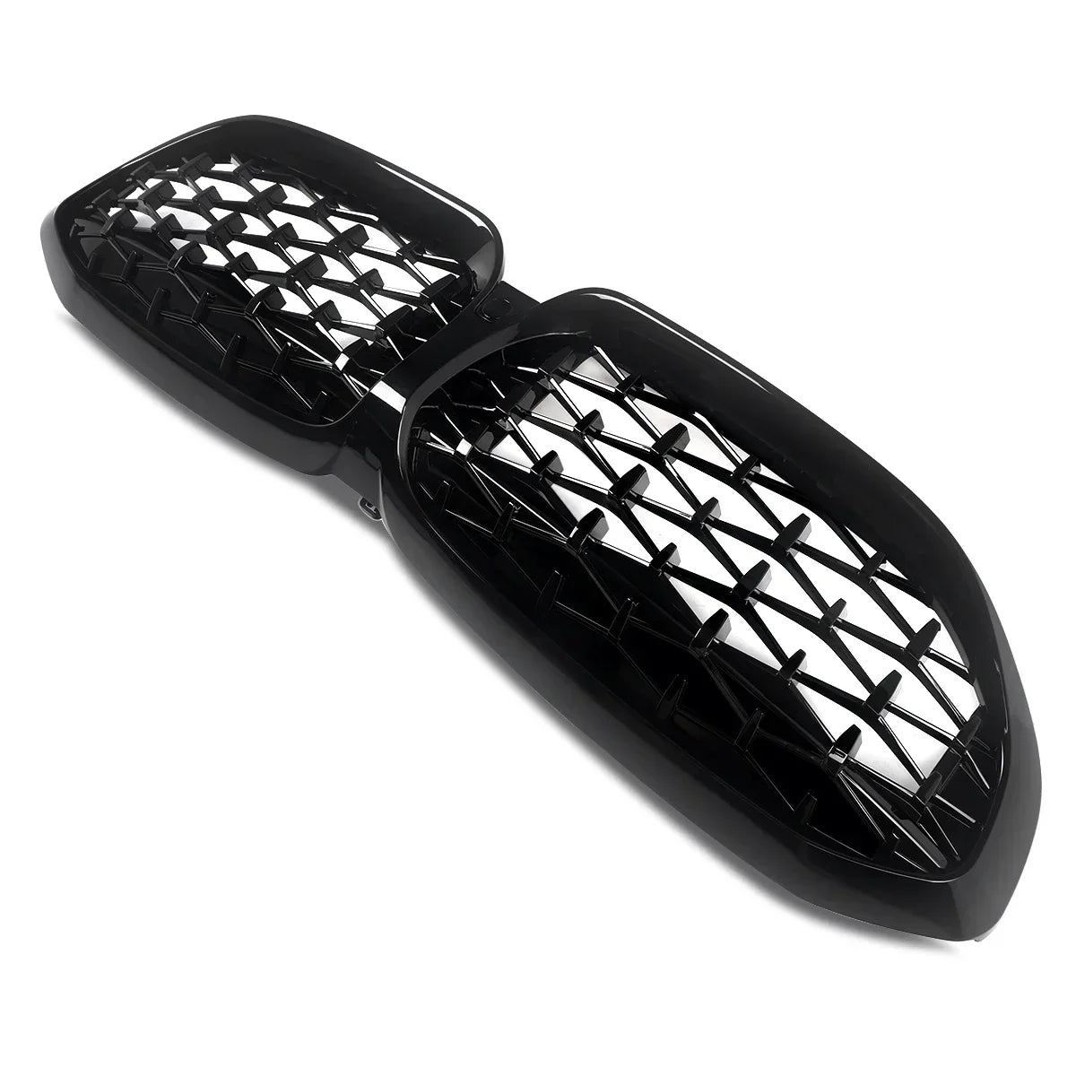 Gloss Black Diamond Style Front Kidney Grille – BMW 3 Series G20 G21 (2018–2021)