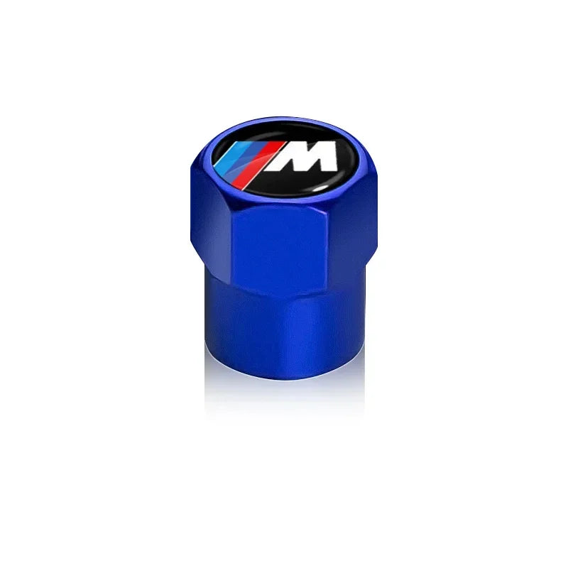 4pcs Metal Tire Valve Stem Caps – BMW M Logo
