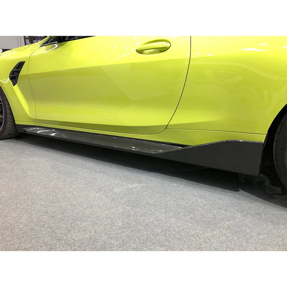 MP Style Dry Carbon Fiber Side Skirt – BMW G80, G81 M3, G82, G83 M4 (2019-UP)