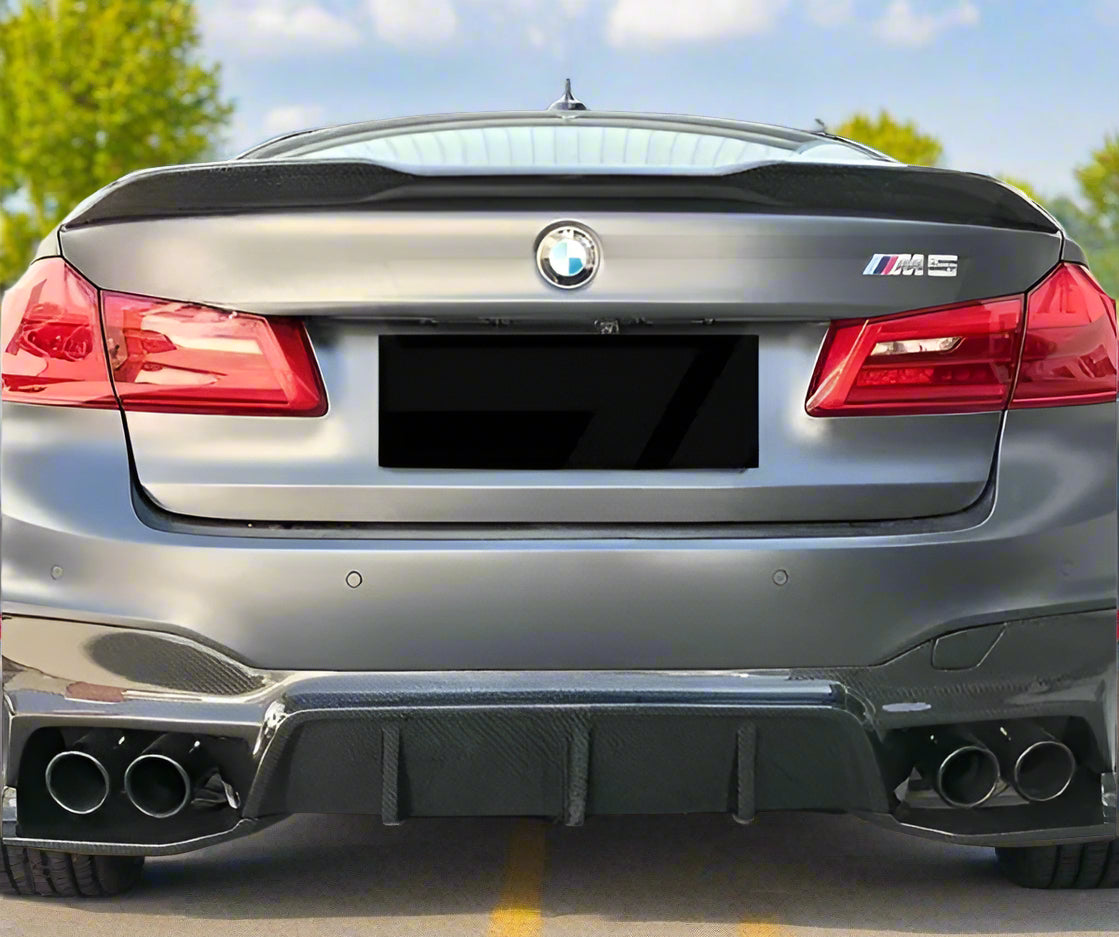 Carbon Fiber Rear Bumper Diffuser - BMW F90 M5 G30 G38