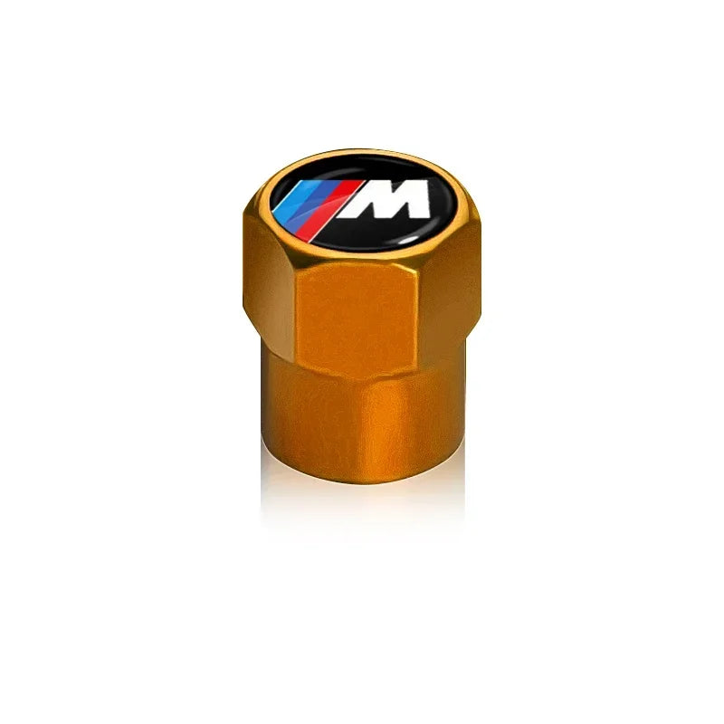 4pcs Metal Tire Valve Stem Caps – BMW M Logo