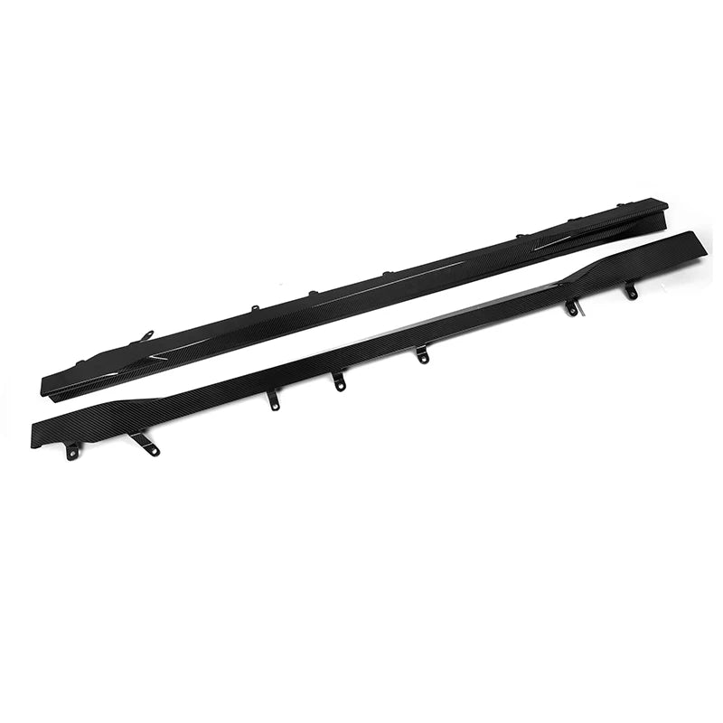 Dry Carbon Fiber Side Skirt Extension - For BMW G87 M2