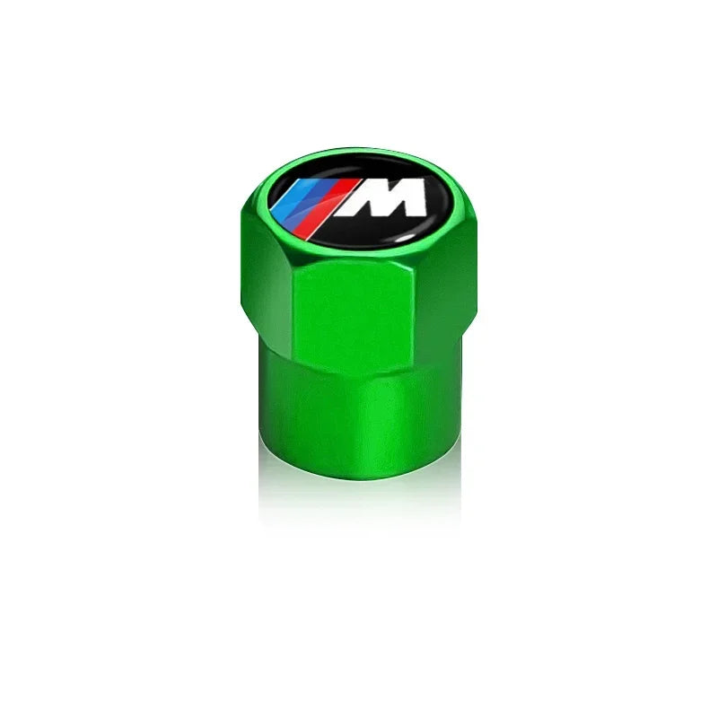 4pcs Metal Tire Valve Stem Caps – BMW M Logo