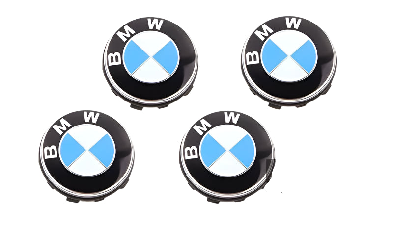 BMW Floating Wheel Center Caps – 56mm / 68mm (Set of 4)