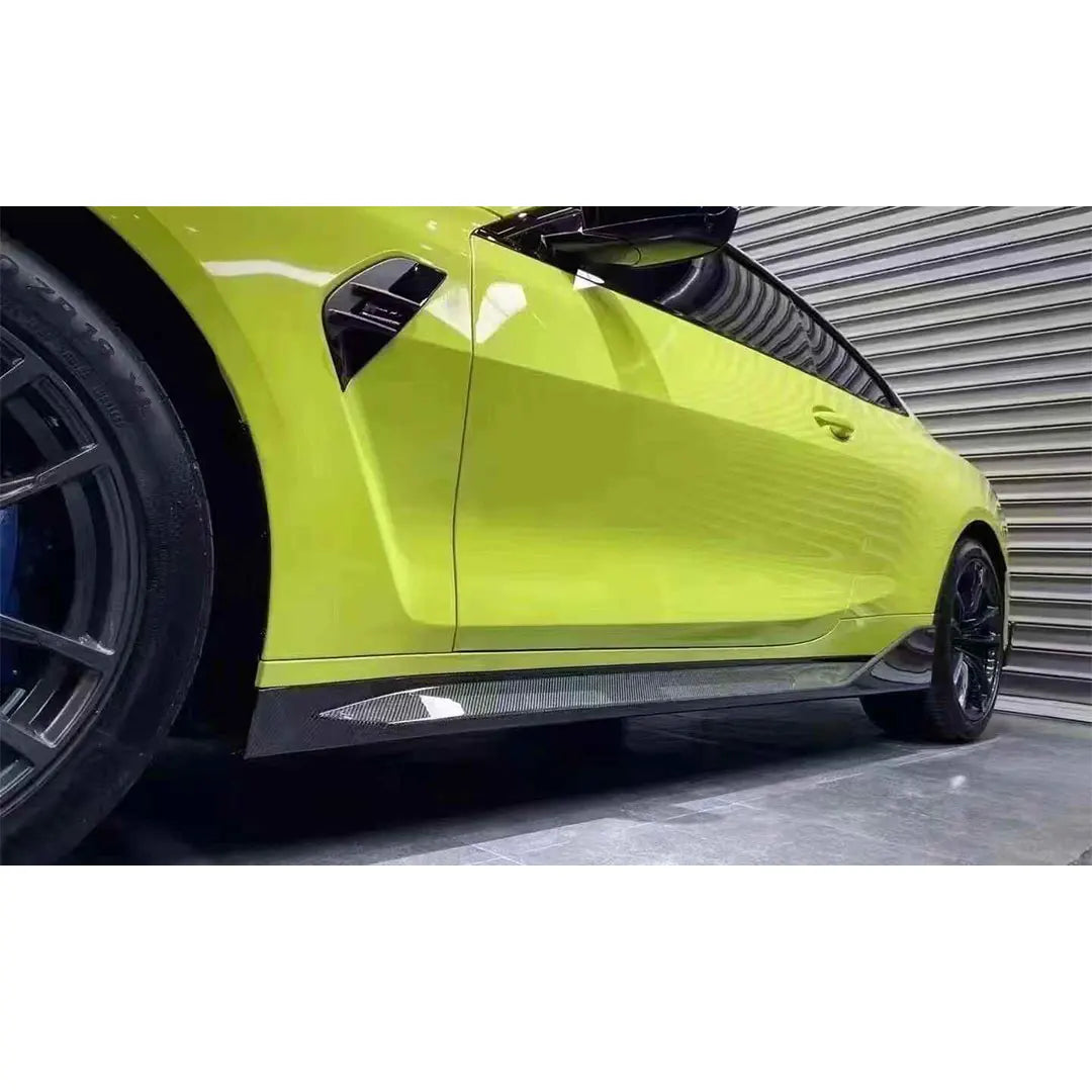 MP Style Dry Carbon Fiber Side Skirt – BMW G80, G81 M3, G82, G83 M4 (2019-UP)