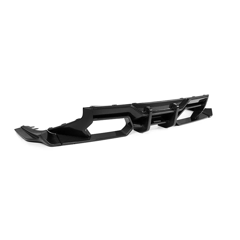 Dry Carbon Fiber Rear Bumper Diffuser Side Splitters - For BMW G87 M2
