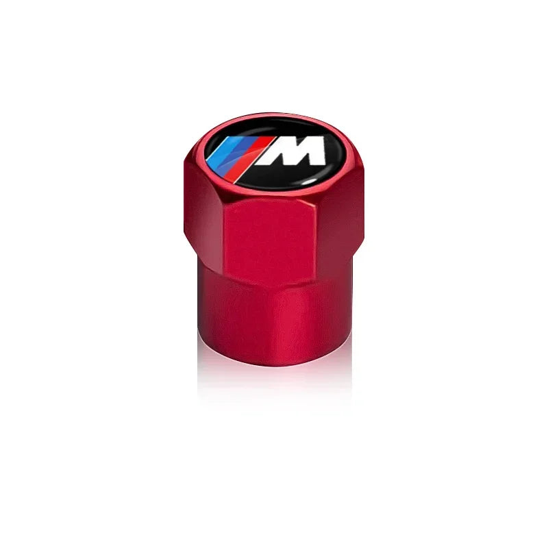4pcs Metal Tire Valve Stem Caps – BMW M Logo