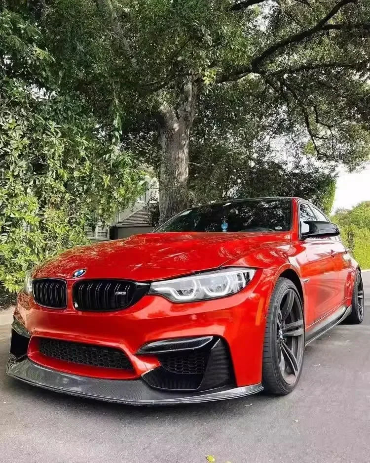 Carbon Fiber Front Bumper Lip Splitter - BMW M3 M4 F80 F82 F83