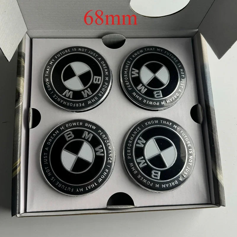 BMW Floating Wheel Center Caps – 56mm / 68mm (Set of 4)