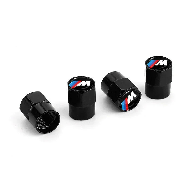 4pcs Metal Tire Valve Stem Caps – BMW M Logo