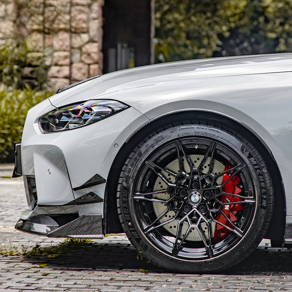 SQ Style Dry Carbon Fiber Front Lip – BMW M3 G80 G81, M4 G82 G83 (2020-2025)