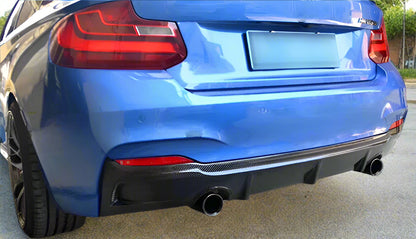 Carbon Fiber MP Style Rear Bumper Diffuser - BMW 2 Series F22 F23