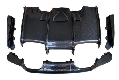 Carbon Fiber PSM Style Rear Bumper Diffuser - BMW F80 M3 F82 M4