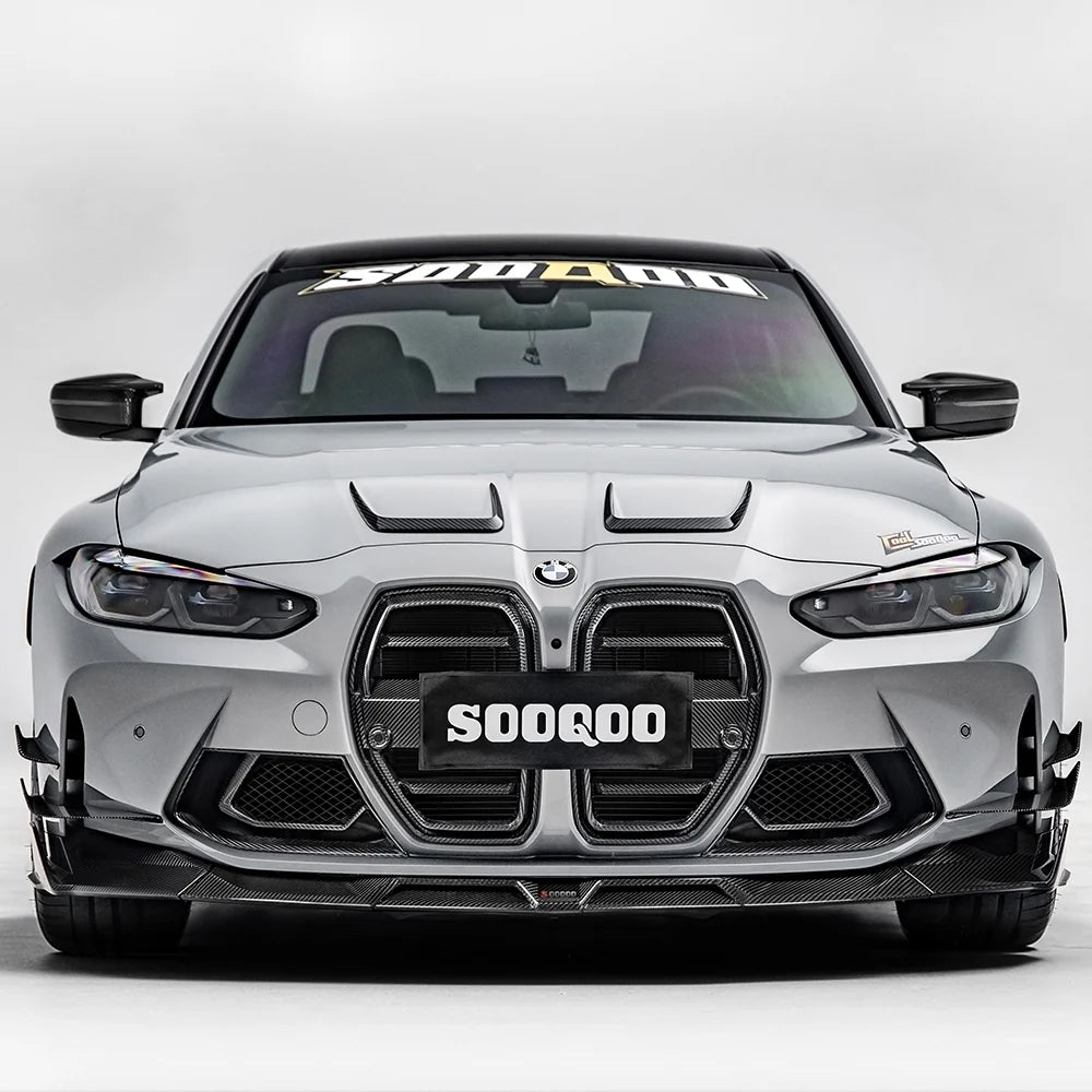 SQ Style Dry Carbon Fiber Front Lip – BMW M3 G80 G81, M4 G82 G83 (2020-2025)