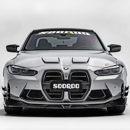 SQ Style Dry Carbon Fiber Front Lip – BMW M3 G80 G81, M4 G82 G83 (2020-2025)