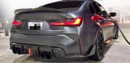 Dry Carbon Rear Diffuser with LED Light – BMW M3 G80, M4 G82 (2020+)