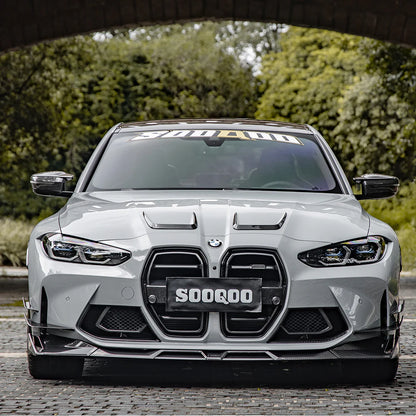 SQ Style Dry Carbon Fiber Front Lip – BMW M3 G80 G81, M4 G82 G83 (2020-2025)