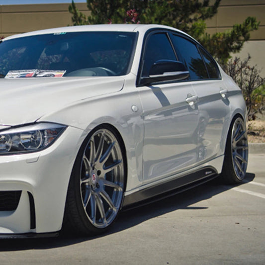 MP Style Carbon Fiber Side Bumper Extension Skirt Splitter – BMW F30 F31 320i 328i 330i 335i 340i M Sport (2012-2018)