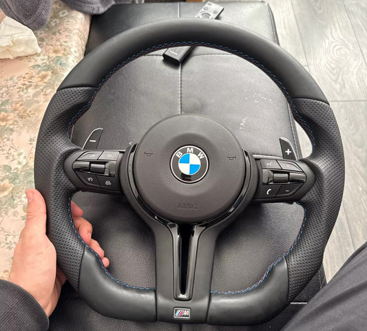 Leather Steering Wheel with M Logo - BMW F Series