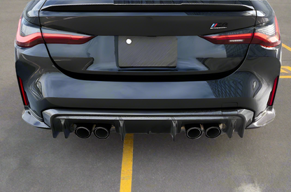 Dry Carbon Fiber 3D Style Rear Diffuser – BMW M3 G80 G81, M4 G82 G83