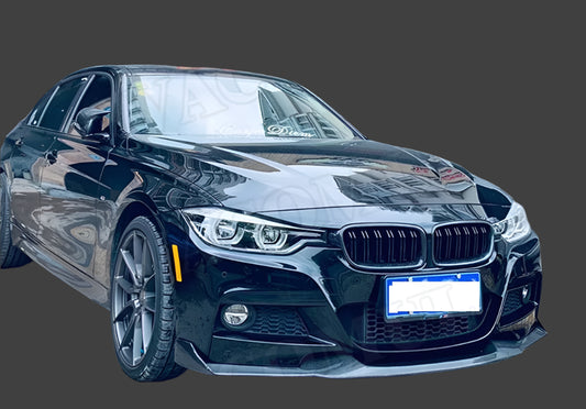 Carbon Fiber Front Lip Spoiler – BMW 3 Series F30 F35 M Sport 320i 325i 328i (2012-2018) MAD Style