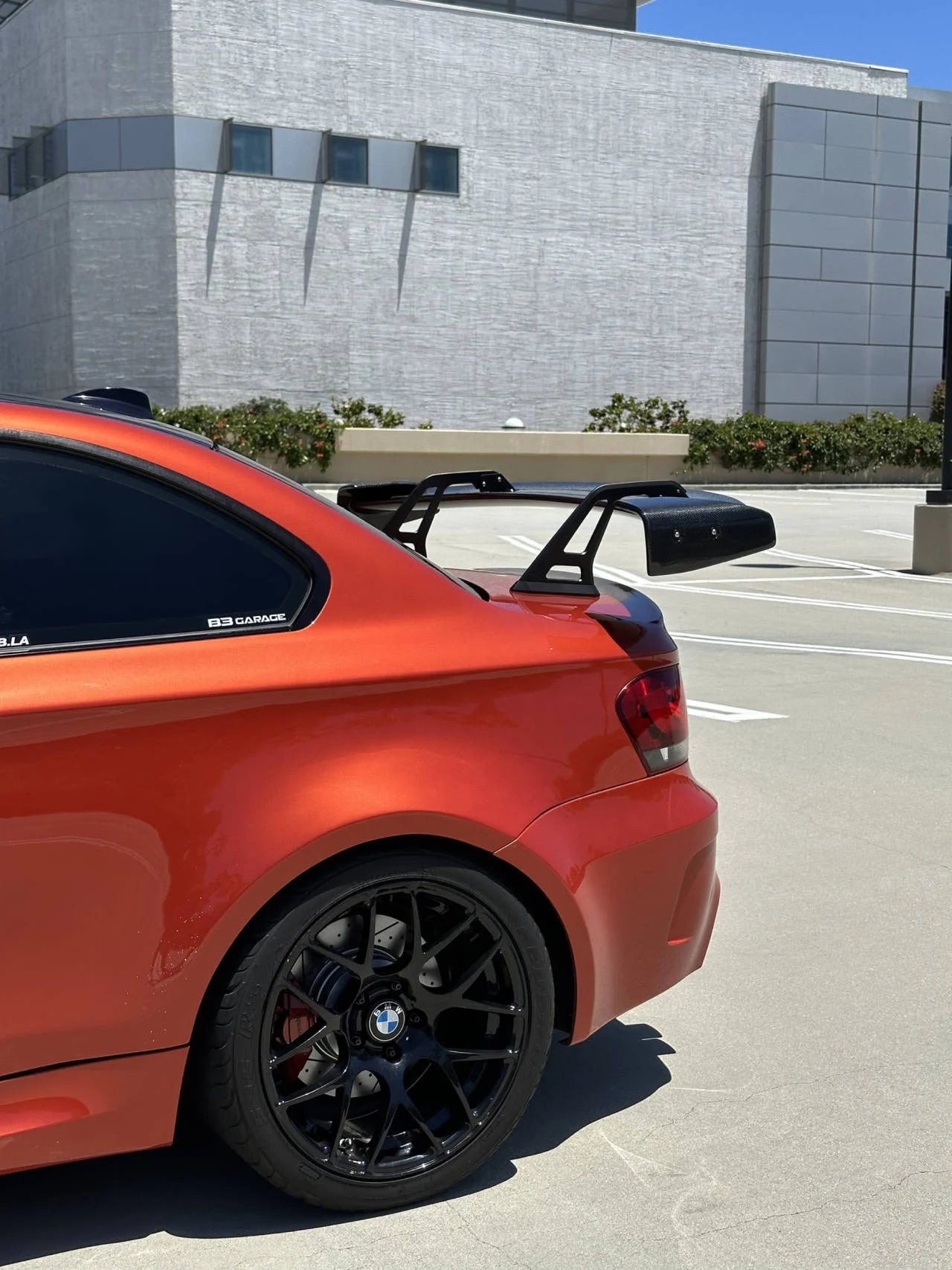Carbon Fiber Swan Neck Style Rear Spoiler - BMW F87 M2