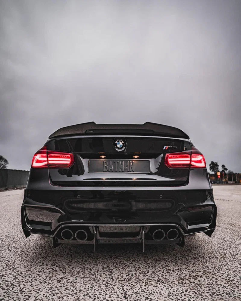 PSM High Kick Carbon Fiber Trunk Spoiler - BMW M3 F80, 3 Series F30, F35