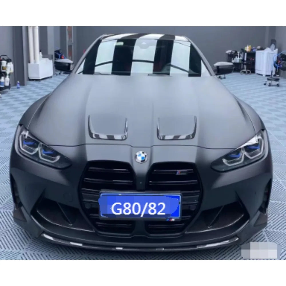 Dry Carbon Fiber Bonnet Canal Hood Canards – BMW M3 G80, M4 G82