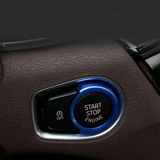 Car Engine Start Button Trim Cover - BMW 1, 2, 3, 4 Series, X1 (F48, F20, F21, F30, F32, F33, F34, F36, F45, F46)