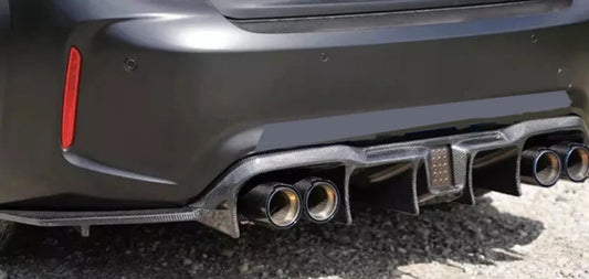 Carbon Fiber Rear Bumper Diffuser - BMW F87 M2 & M2 Competition