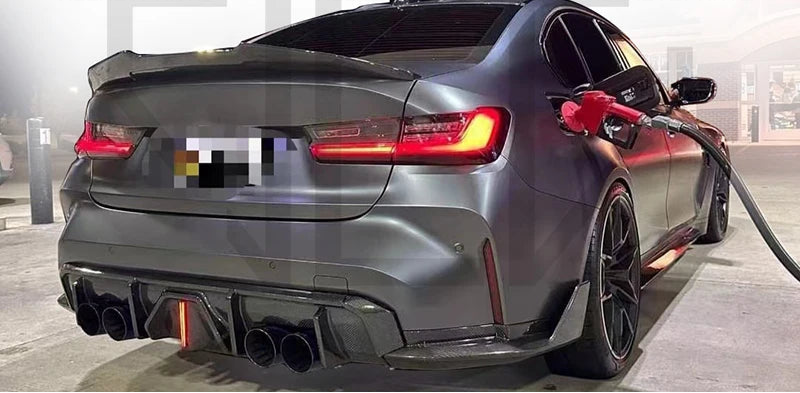 Dry Carbon Rear Diffuser with LED Light – BMW M3 G80, M4 G82 (2020+)