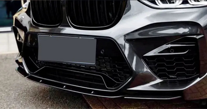 ST Style Gloss Black Front Lip Splitter Kit – BMW X3M F97 / X4M F98 (2019–2022)