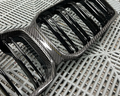 Dry Carbon Fiber Front Grille - BMW F87 M2 & M2 Competition