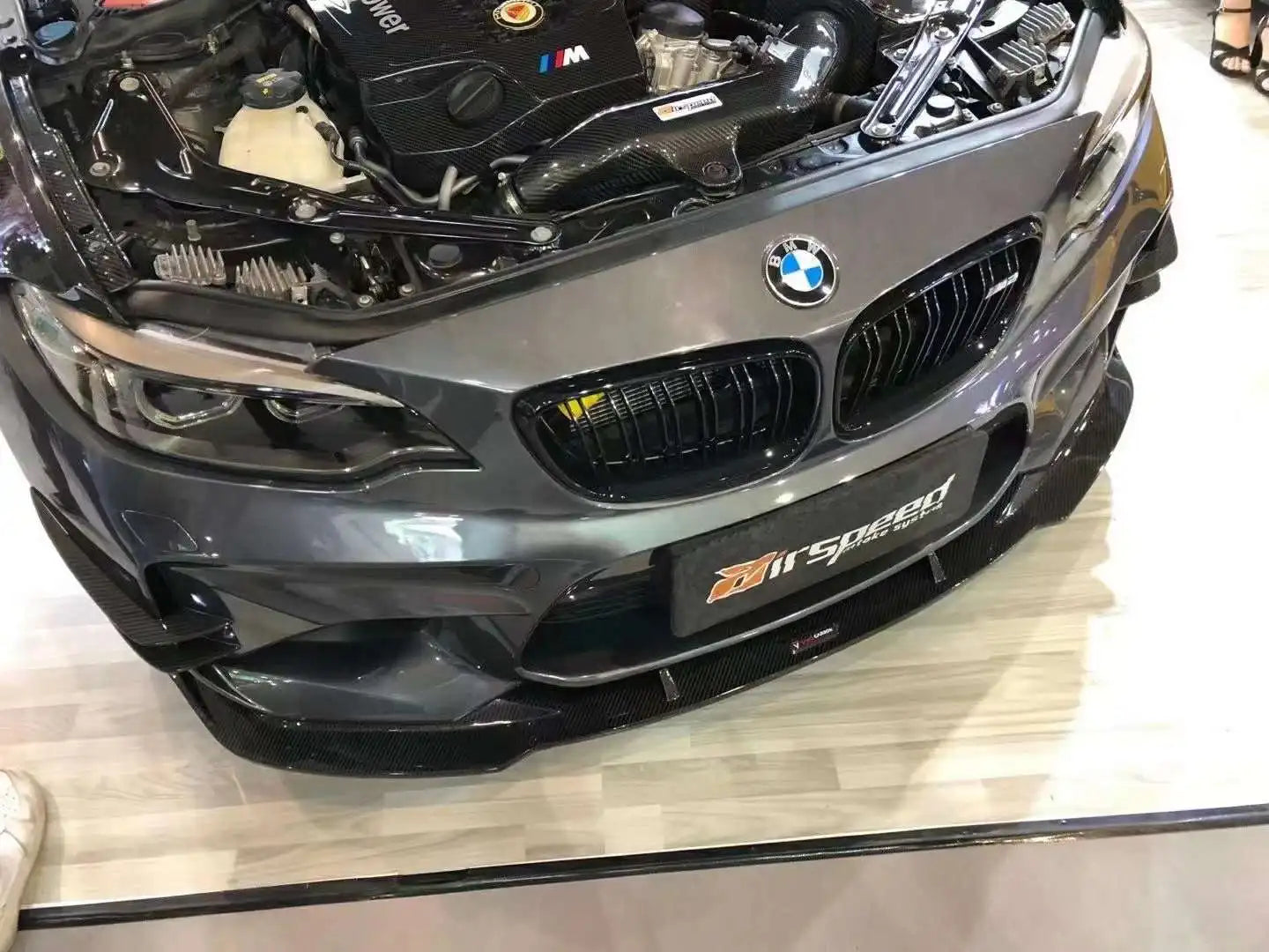 Dry Carbon Fiber Front Bumper Lip - BMW F87 M2