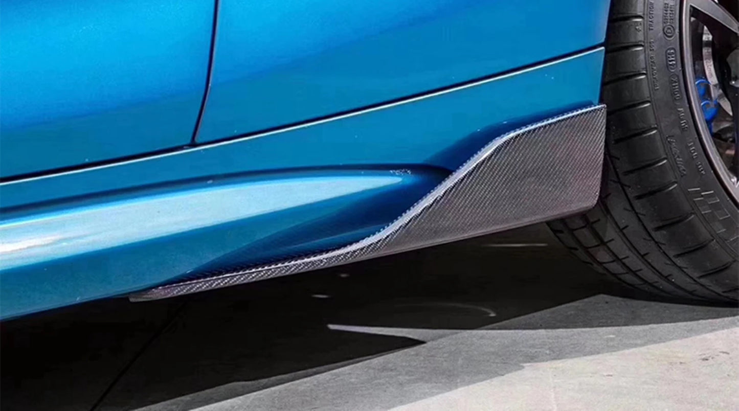 Real Carbon Fiber Bumper Side Skirt Lip – BMW M2 M3 M4 & Select Models