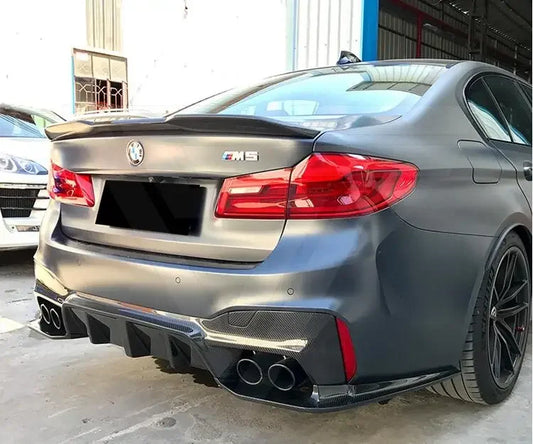 Carbon Fiber Rear Bumper Diffuser - BMW F90 M5 G30 G38