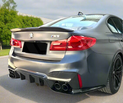 Carbon Fiber Rear Bumper Diffuser - BMW F90 M5 G30 G38