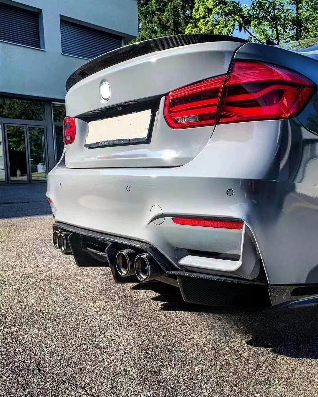 Carbon Fiber PSM Style Rear Bumper Diffuser - BMW F80 M3 F82 M4