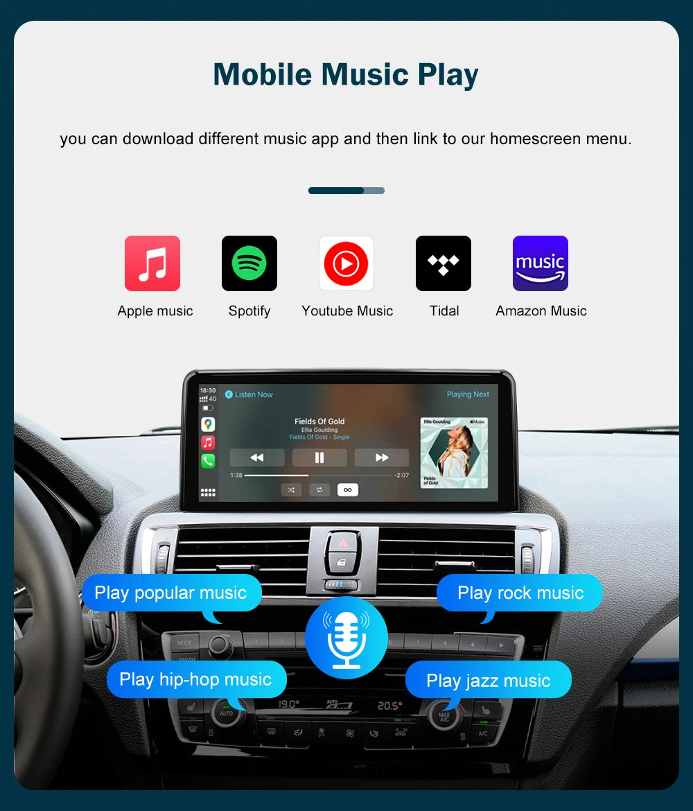 10.25" NBT Wireless Apple CarPlay & Android Auto Headunit - F Series 3/4 2012-2015