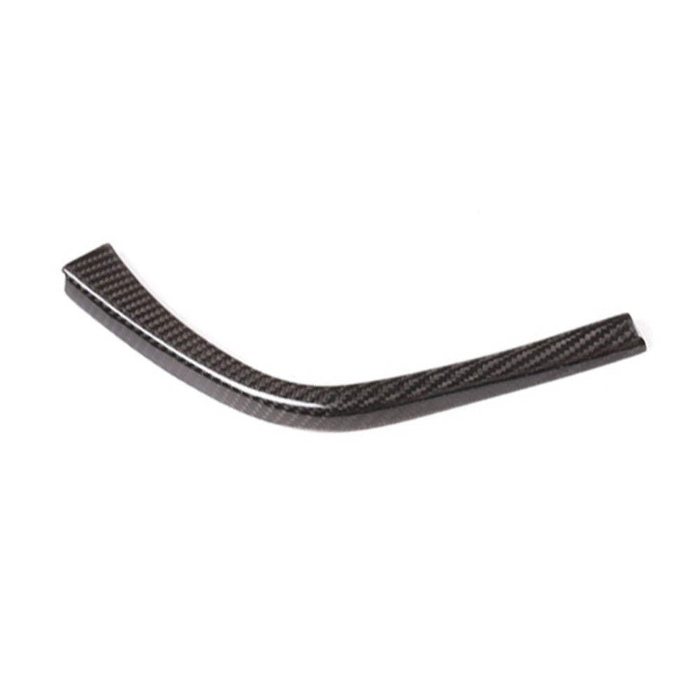 Real Carbon Fiber Car Gear Shift Side L Shape Strips Panel Trim Interior - BMW F80 F82 F83 M3 M4