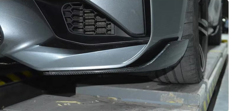 Carbon Fiber Front Bumper Spats - BMW F87 M2