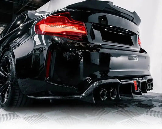 Carbon Fiber Rear Bumper Diffuser - BMW F87 M2 & M2 Competition