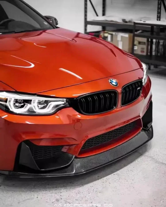 Carbon Fiber Front Bumper Lip Splitter - BMW M3 M4 F80 F82 F83