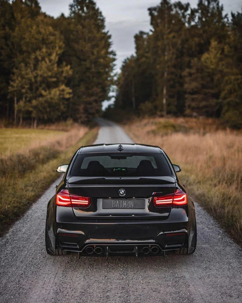 PSM High Kick Carbon Fiber Trunk Spoiler - BMW M3 F80, 3 Series F30, F35