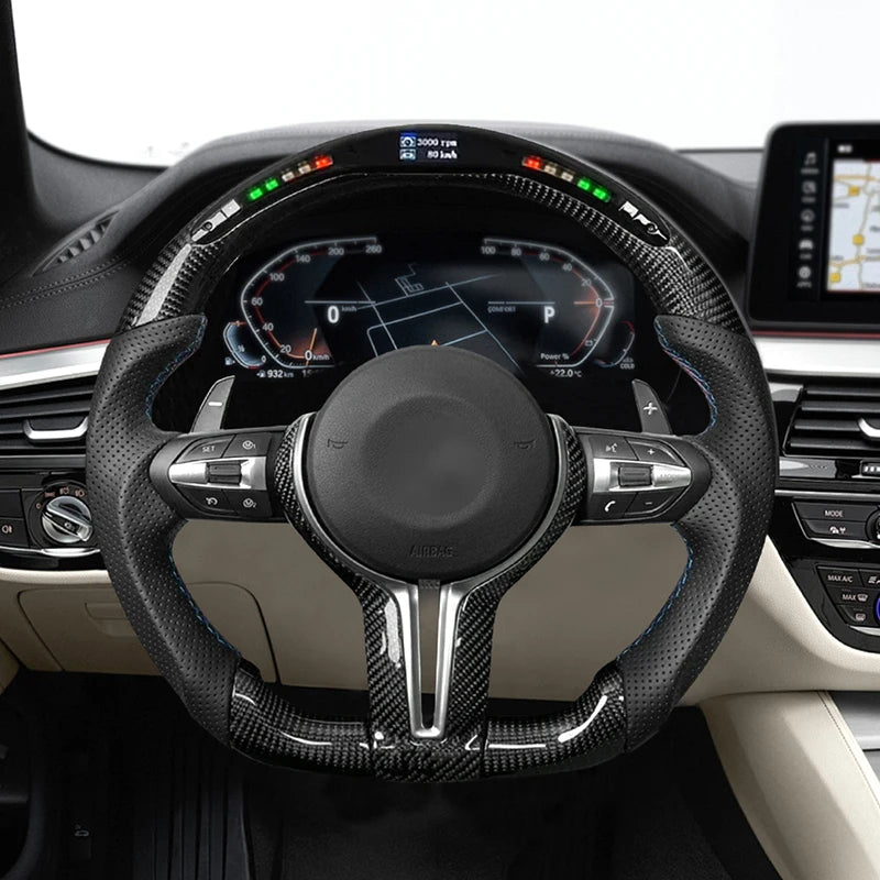 Carbon Fiber LED Steering Wheel - BMW F Series