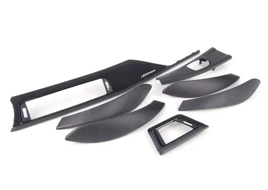 Matte Carbon Alcantara Interior Dashboard Trim Set - BMW 3/4 F SERIES